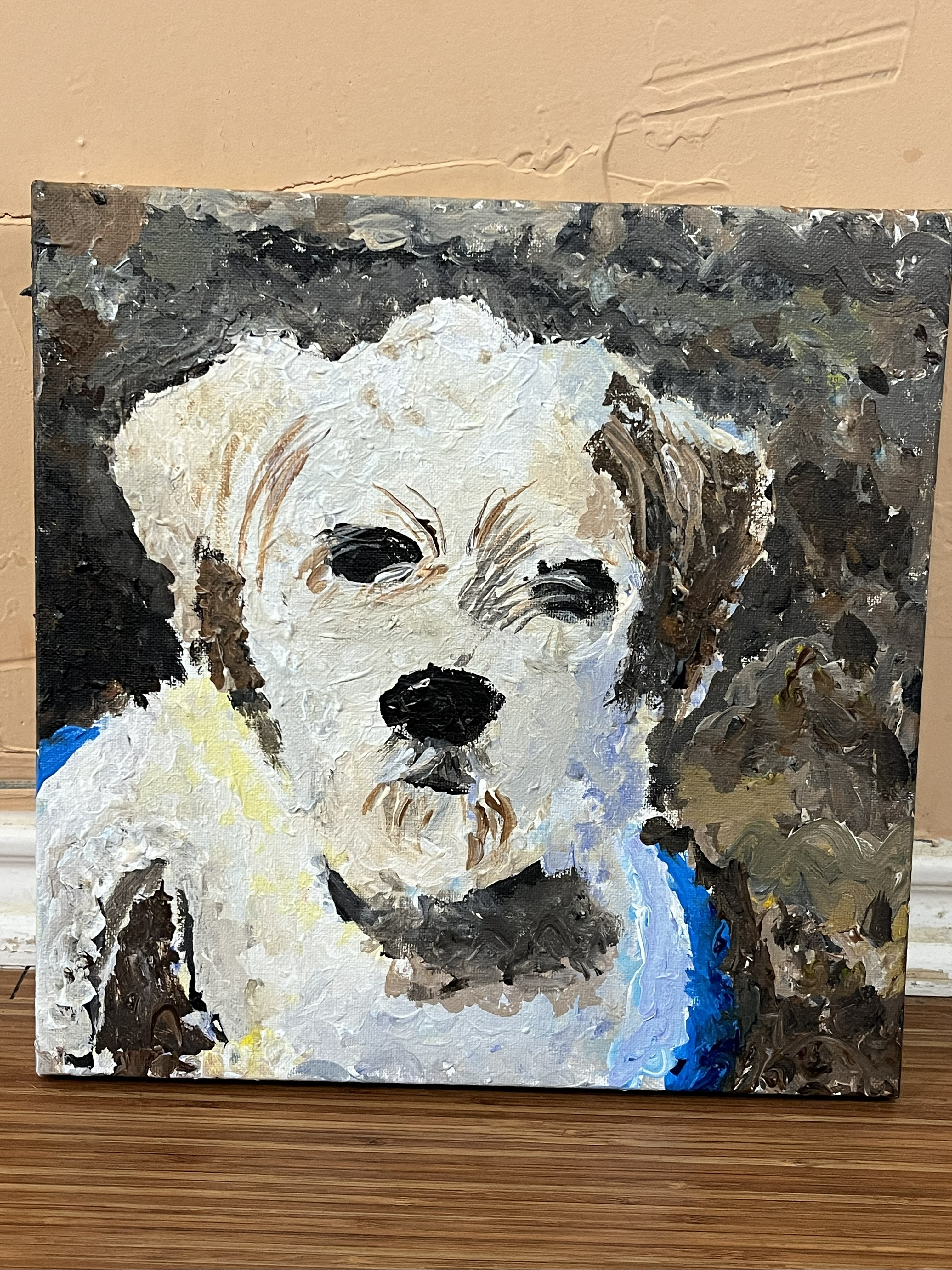 A dog belonging to Lily